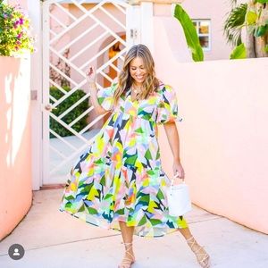 Crosby Brawley Dress, Poinciana